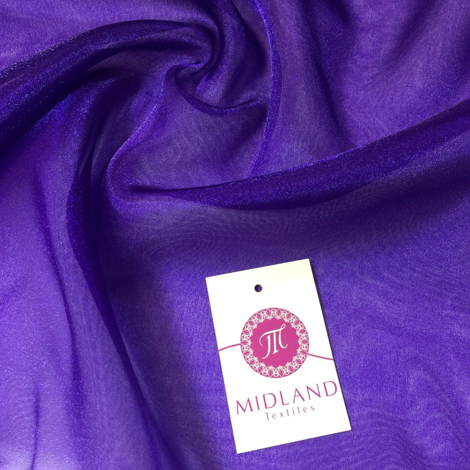 CRYSTAL ORGANZA WEDDING BRIDAL DANCE VEIL DRESS FABRIC MATERIAL 45" WIDE M111 - Image 229