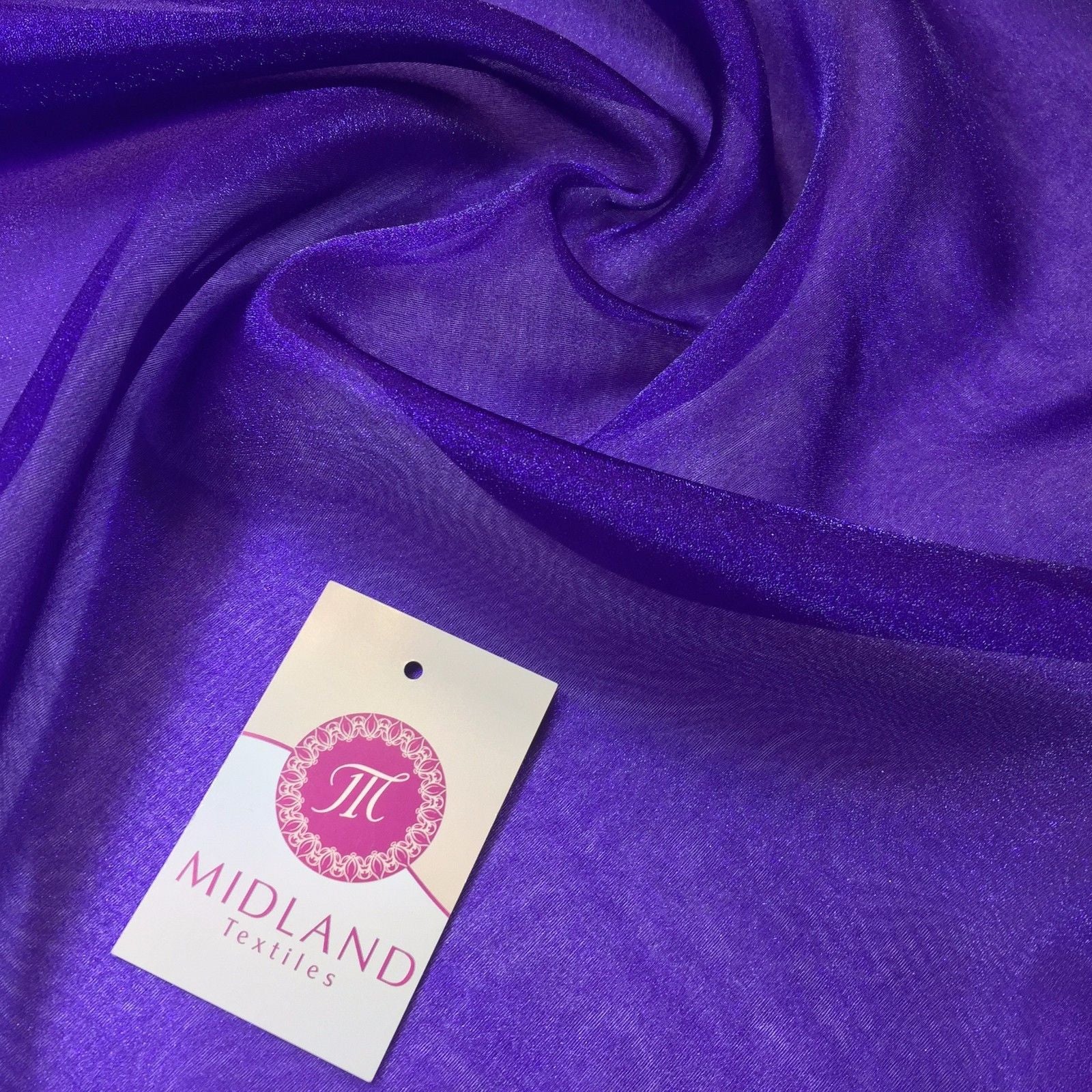 CRYSTAL ORGANZA WEDDING BRIDAL DANCE VEIL DRESS FABRIC MATERIAL 45" WIDE M111 - Image 230