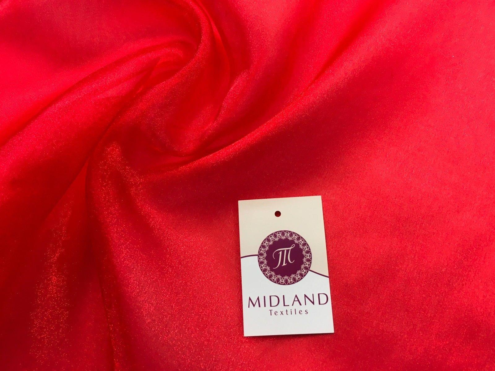 CRYSTAL ORGANZA WEDDING BRIDAL DANCE VEIL DRESS FABRIC MATERIAL 45" WIDE M111 - Image 24