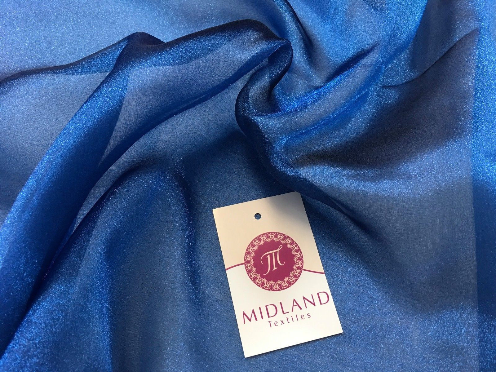 CRYSTAL ORGANZA WEDDING BRIDAL DANCE VEIL DRESS FABRIC MATERIAL 45" WIDE M111 - Image 240