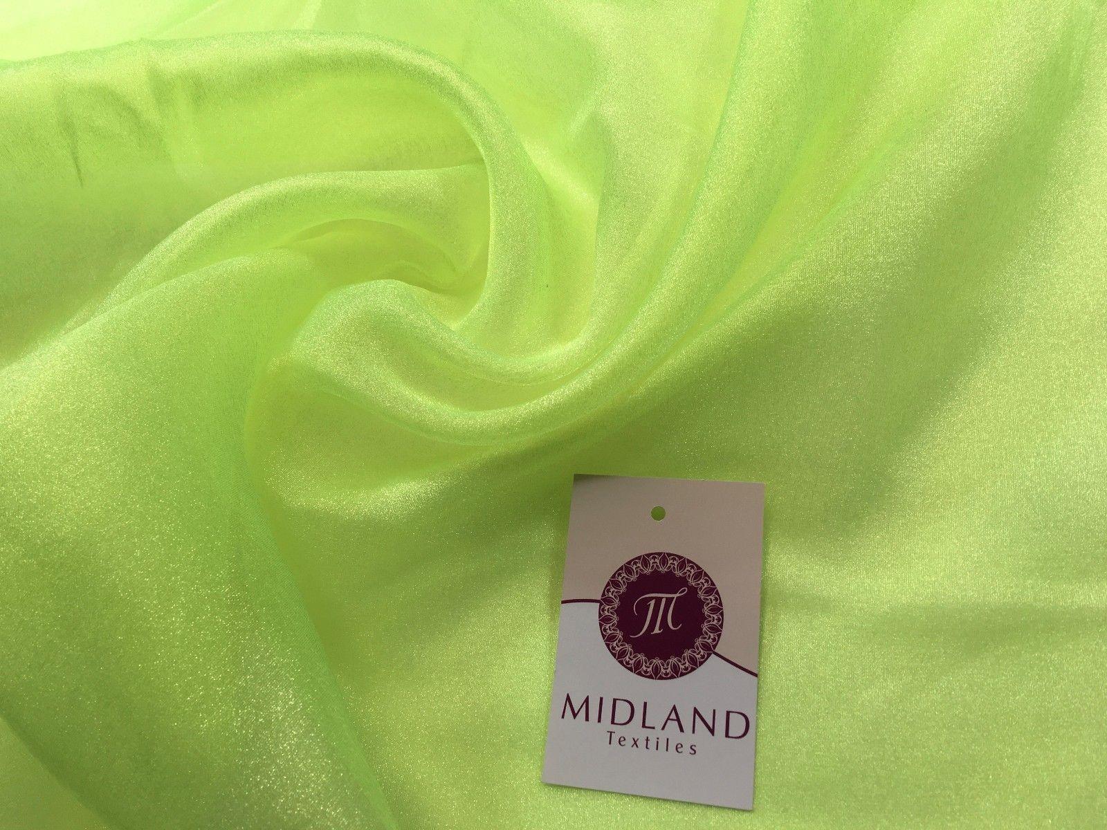 CRYSTAL ORGANZA WEDDING BRIDAL DANCE VEIL DRESS FABRIC MATERIAL 45" WIDE M111 - Image 5