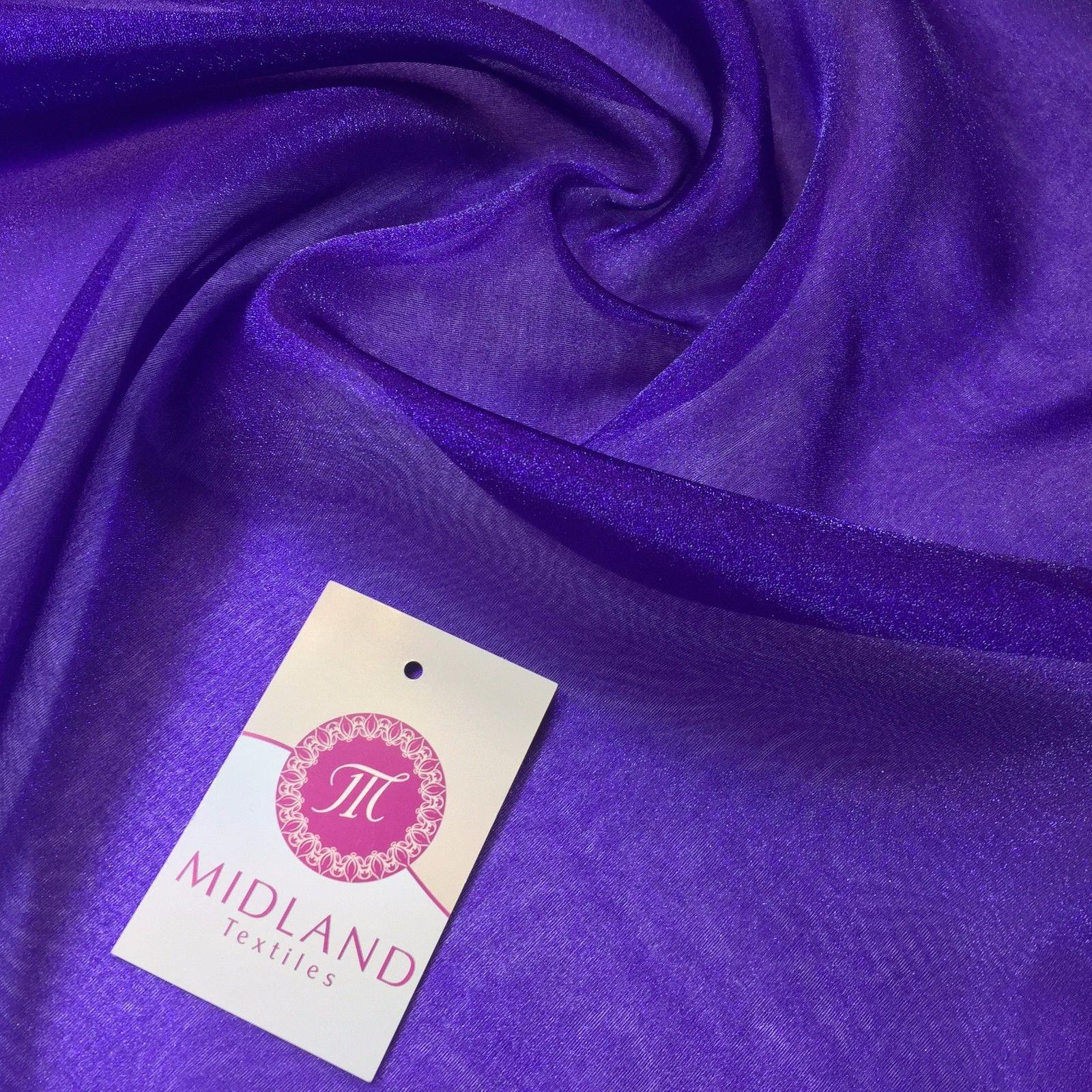 CRYSTAL ORGANZA WEDDING BRIDAL DANCE VEIL DRESS FABRIC MATERIAL 45" WIDE M111 - Image 95