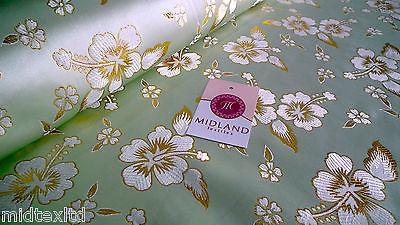 Floral Blossom Satin Brocade Dress Fabric 45" Design 2 M43 - Image 12