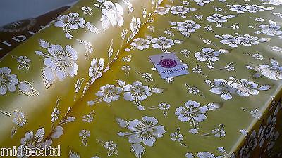 Floral Blossom Satin Brocade Dress Fabric 45" Design 2 M43 - Image 5