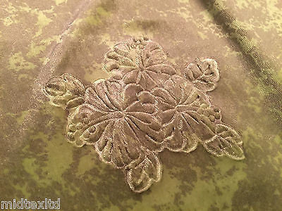 Floral Embossed Velvet Gold Print M16-8 - Image 5