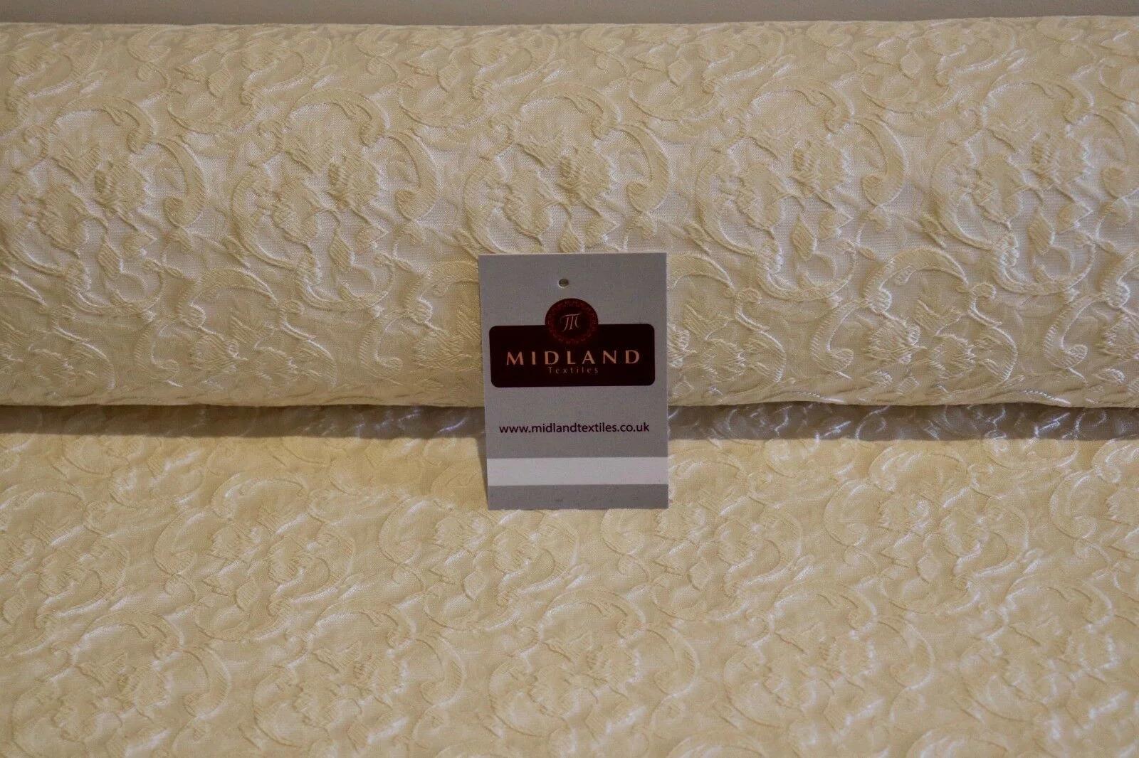 Floral Jacquard Bridal Brocade 64" Wide Fabric Mtex MA841 - Image 17