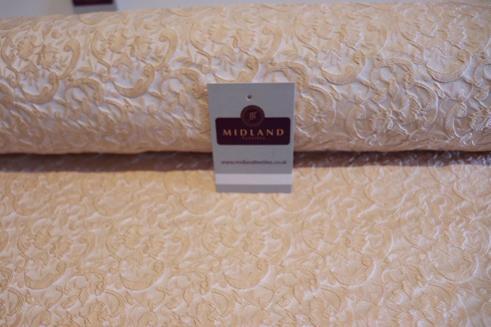 Floral Jacquard Bridal Brocade 64" Wide Fabric Mtex MA841 - Image 20