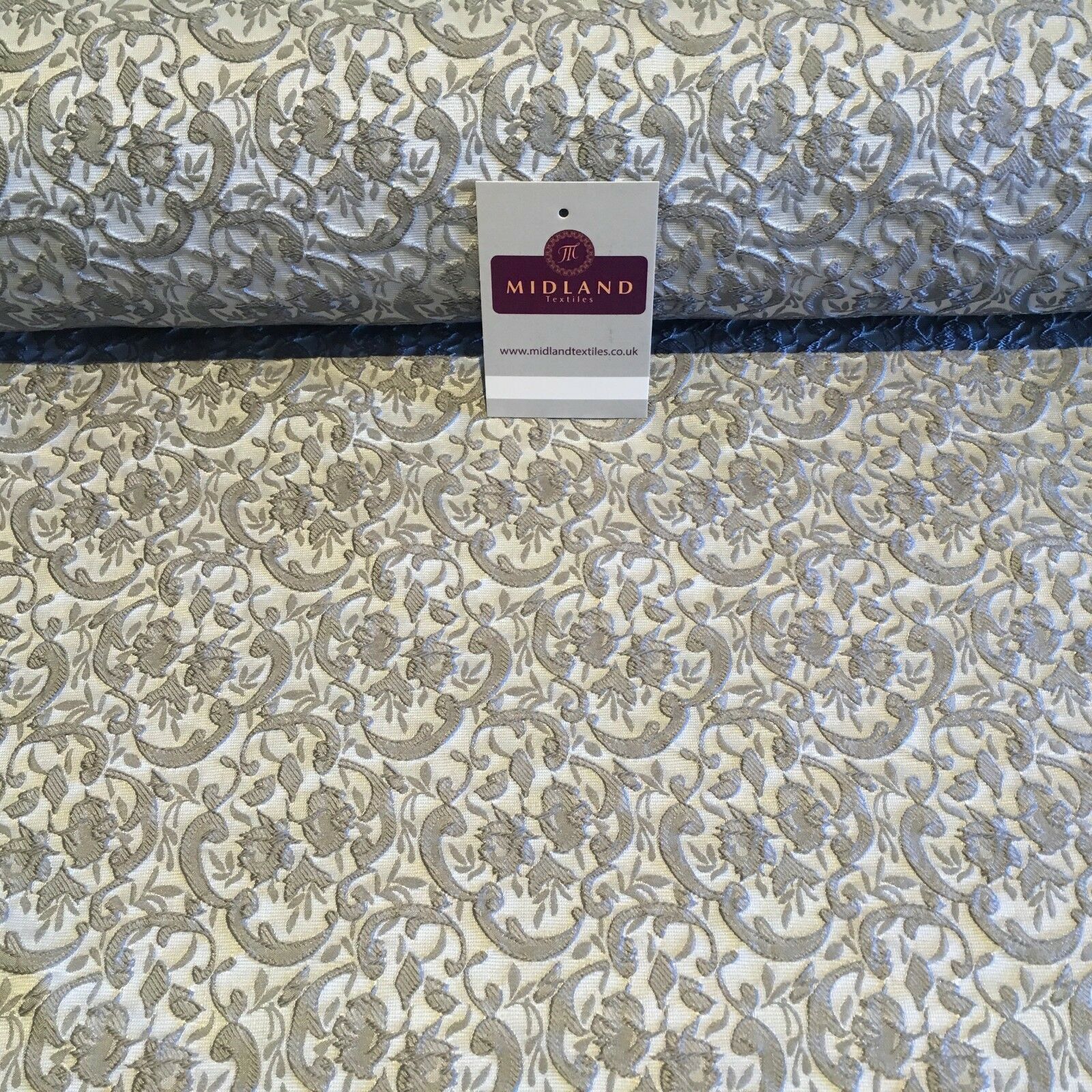 Floral Jacquard Bridal Brocade 64" Wide Fabric Mtex MA841 - Image 24