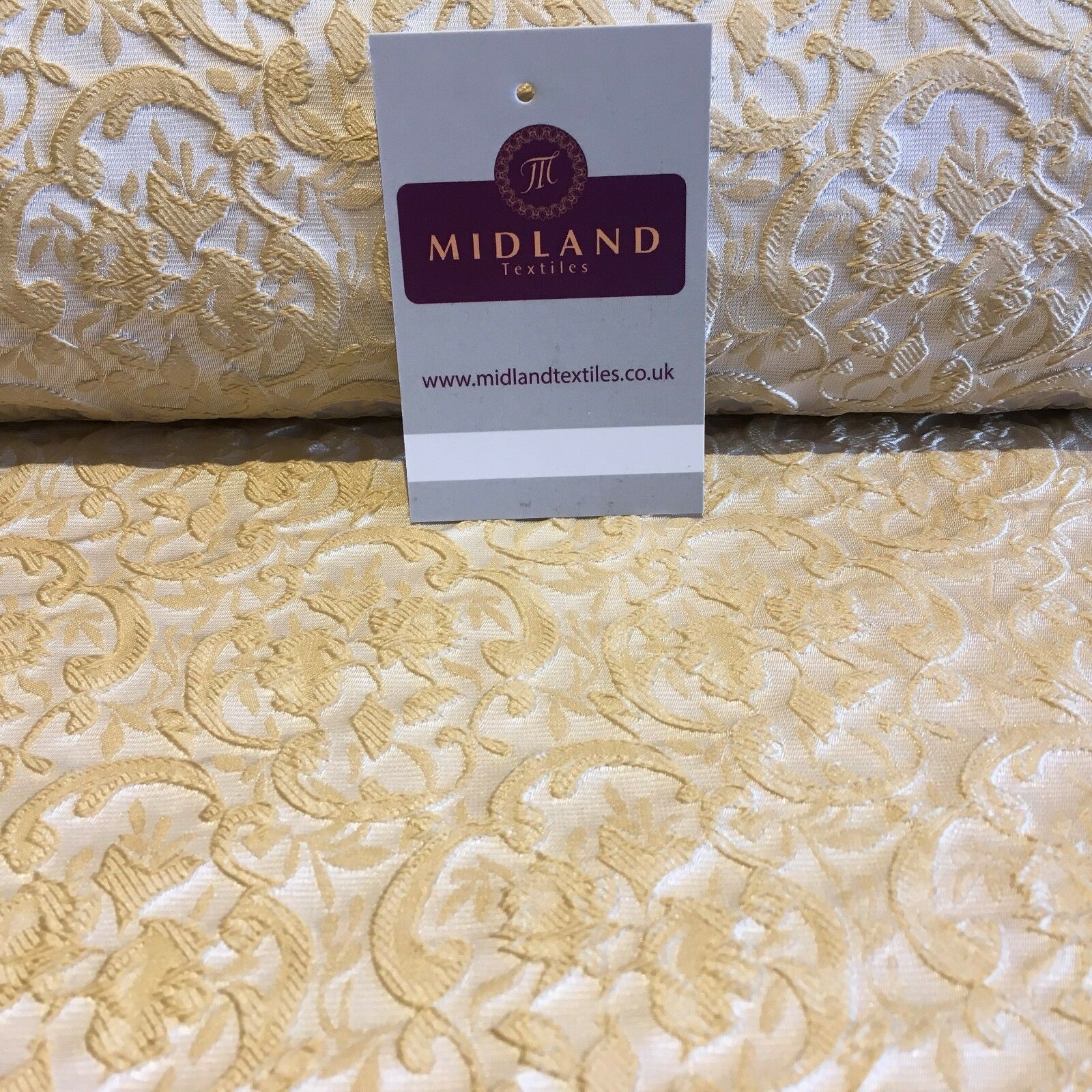 Floral Jacquard Bridal Brocade 64" Wide Fabric Mtex MA841 - Image 27