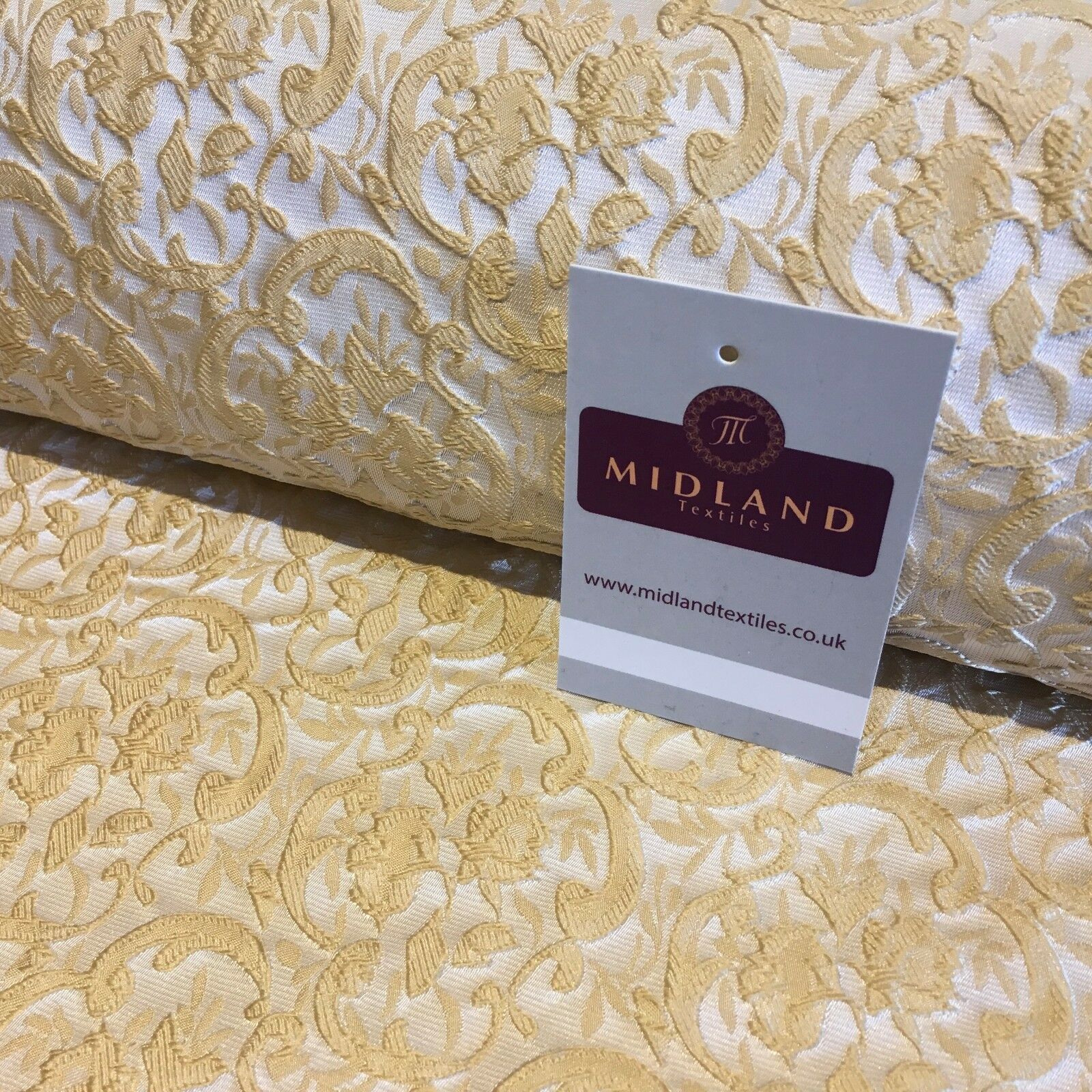 Floral Jacquard Bridal Brocade 64" Wide Fabric Mtex MA841 - Image 31