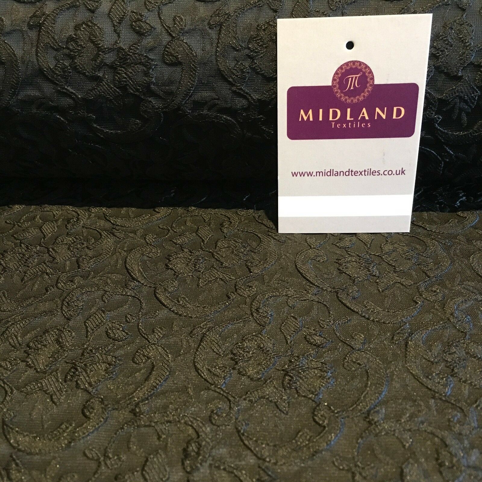 Floral Jacquard Bridal Brocade 64" Wide Fabric Mtex MA841 - Image 5