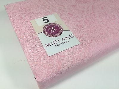 Floral Paisley Pastel white lacquer Print Fabric 100% Cotton 44" Wide  M527 Mtex - Image 27