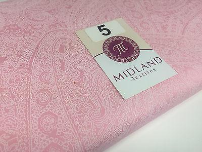 Floral Paisley Pastel white lacquer Print Fabric 100% Cotton 44" Wide  M527 Mtex - Image 29