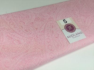 Floral Paisley Pastel white lacquer Print Fabric 100% Cotton 44" Wide  M527 Mtex - Image 30