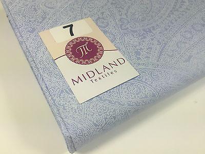 Floral Paisley Pastel white lacquer Print Fabric 100% Cotton 44" Wide  M527 Mtex - Image 40