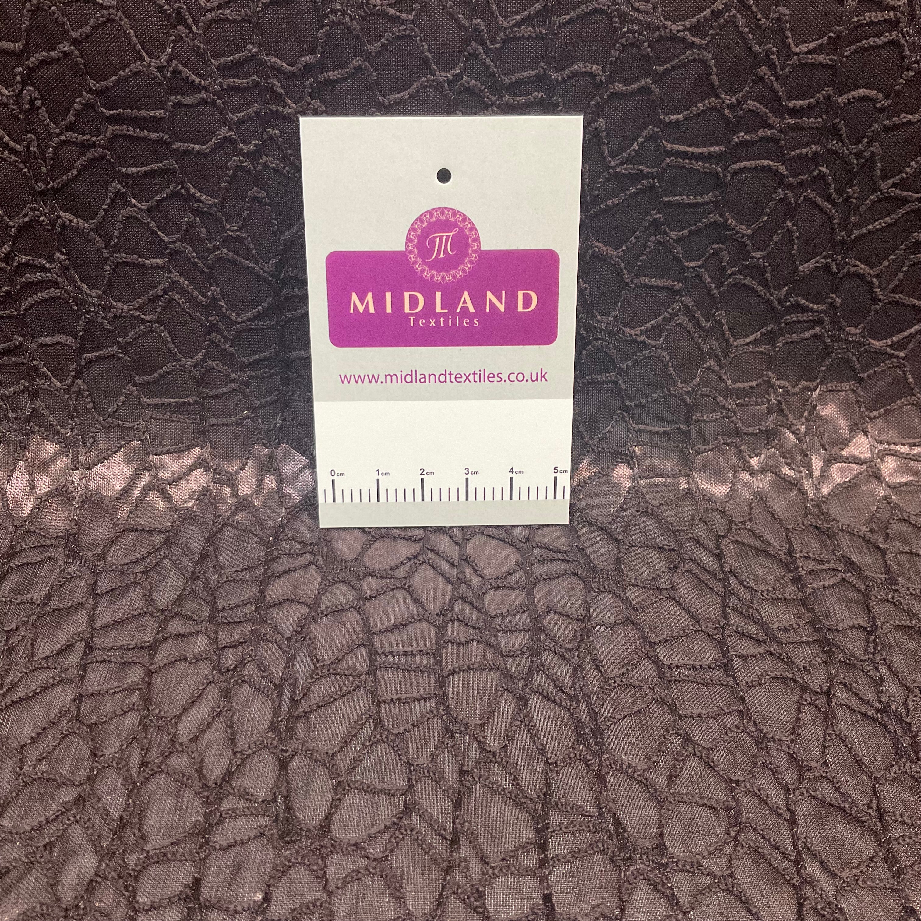 Exquisite Floral Satin Backed Bonded Lace Net - 58" Wide - 1 Way Stretch M10 - Image 19