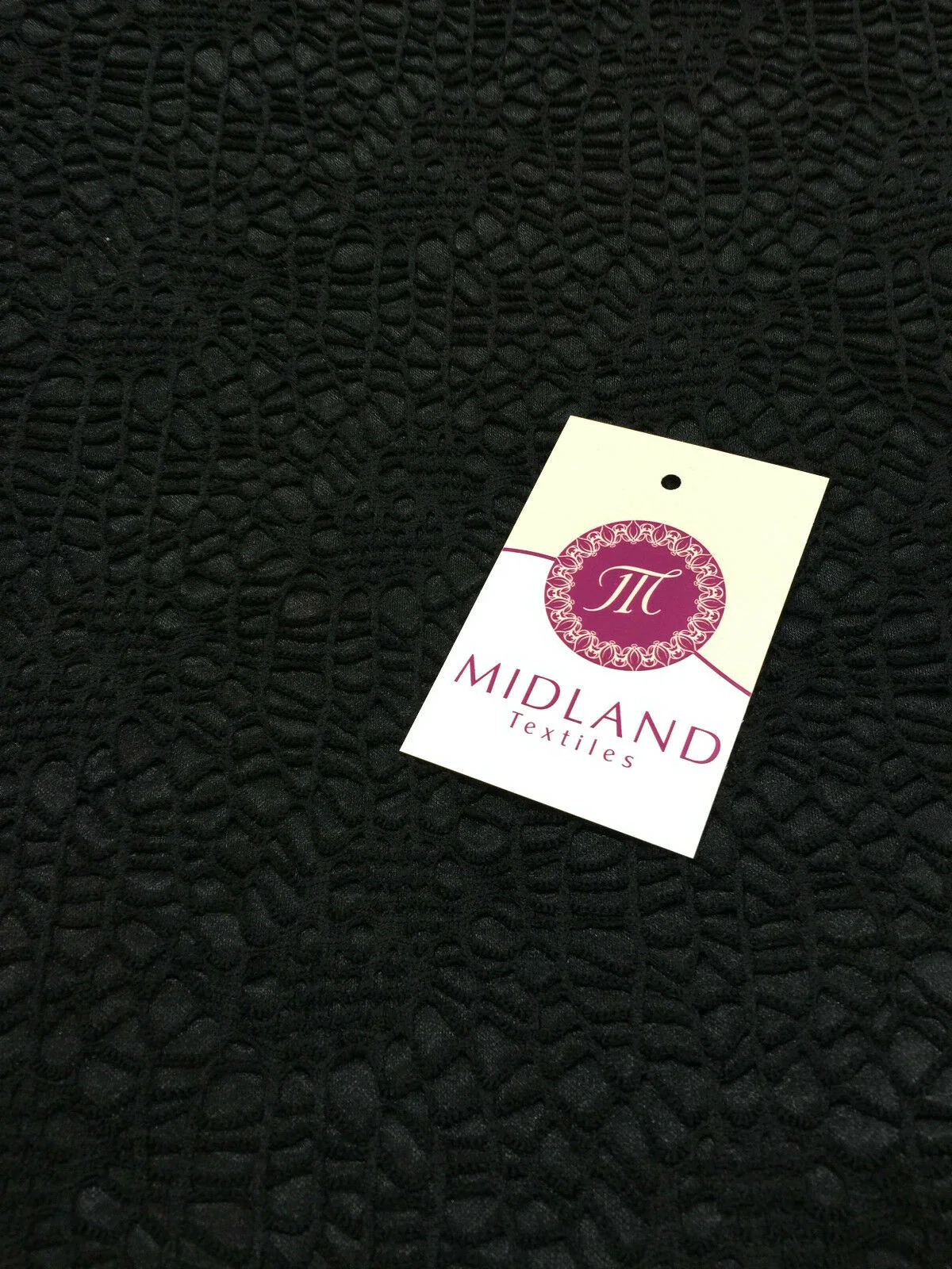 Exquisite Floral Satin Backed Bonded Lace Net - 58" Wide - 1 Way Stretch M10 - Image 3