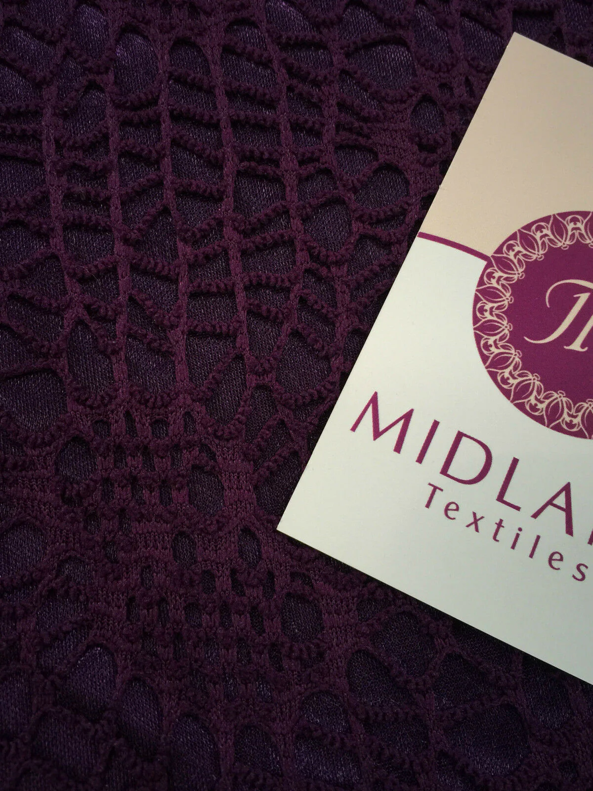 Exquisite Floral Satin Backed Bonded Lace Net - 58" Wide - 1 Way Stretch M10 - Image 6