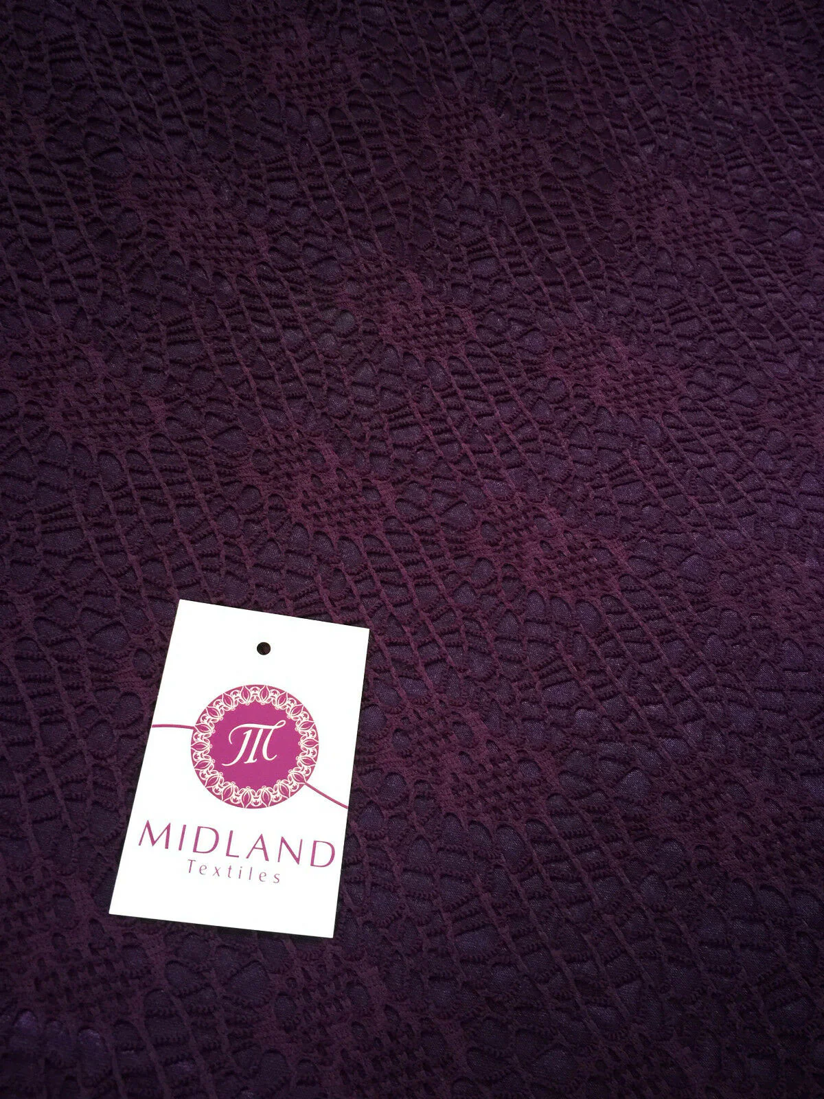 Exquisite Floral Satin Backed Bonded Lace Net - 58" Wide - 1 Way Stretch M10 - Image 7