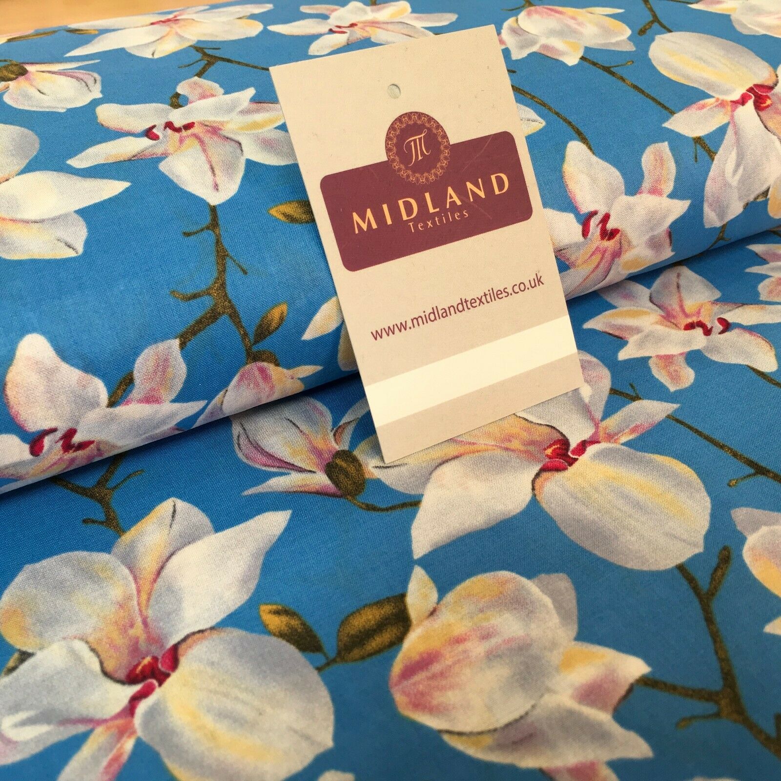 Floral Printed Cotton Lawn Dress Fabric 150cm MK1237 Mtex - Image 10