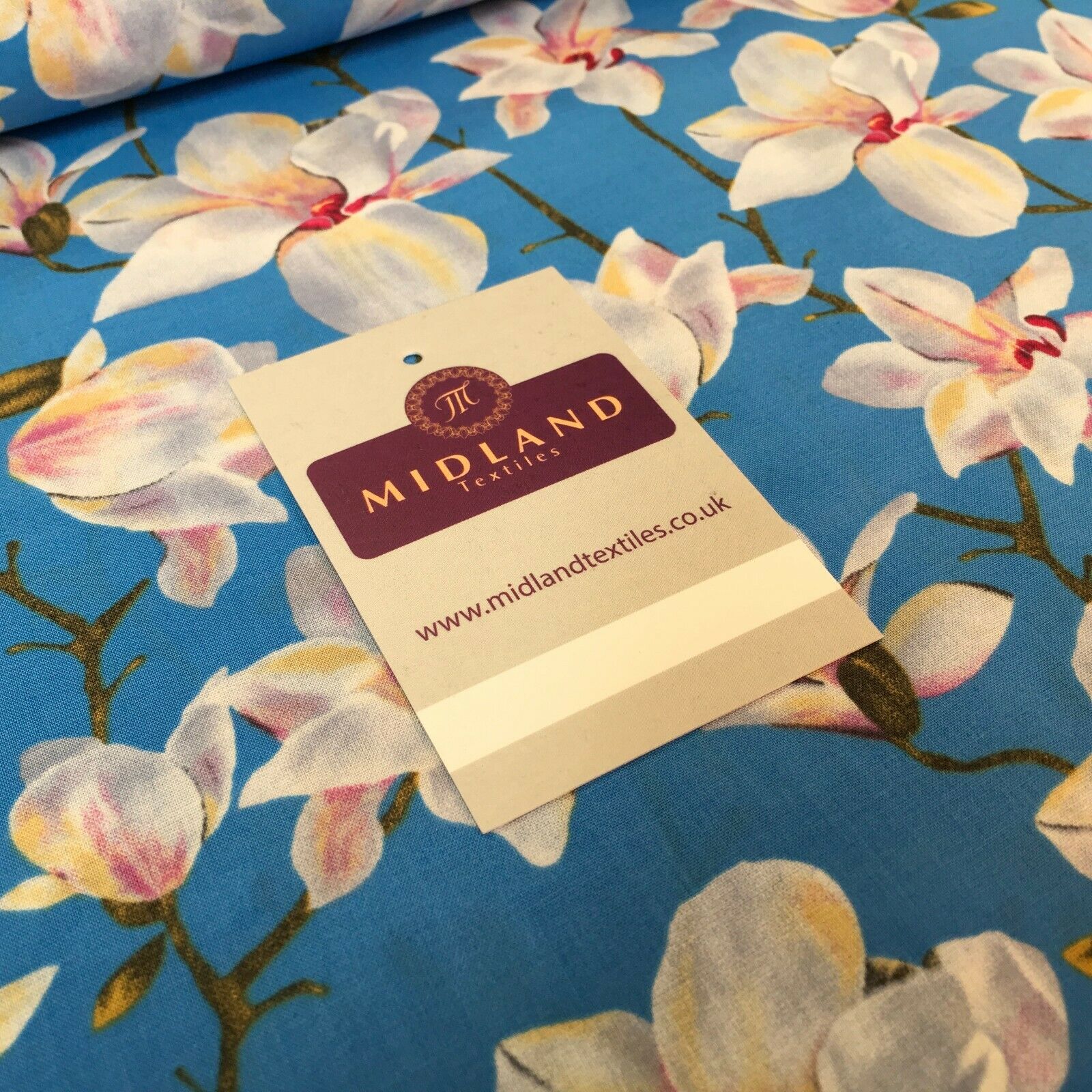 Floral Printed Cotton Lawn Dress Fabric 150cm MK1237 Mtex - Image 12