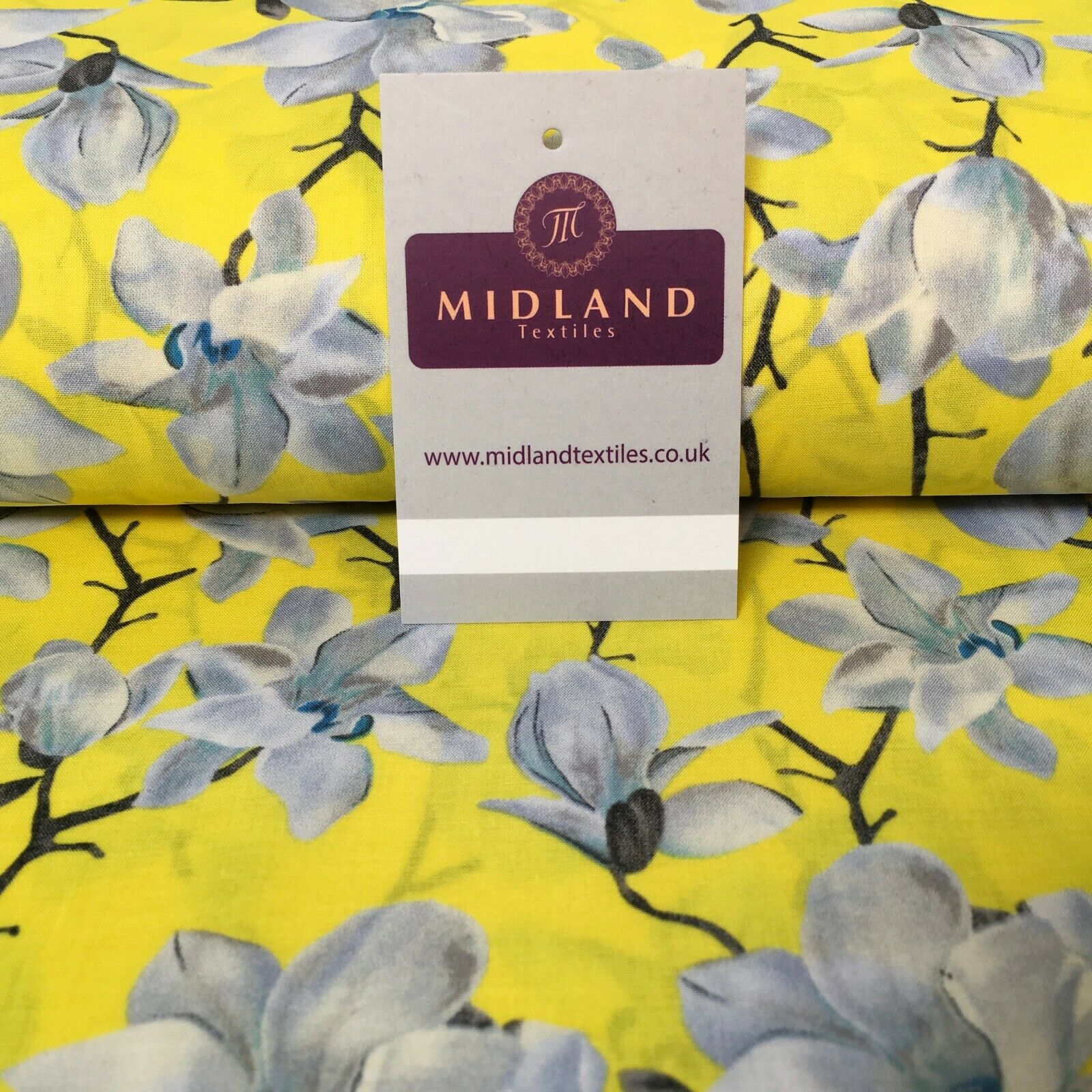 Floral Printed Cotton Lawn Dress Fabric 150cm MK1237 Mtex - Image 14