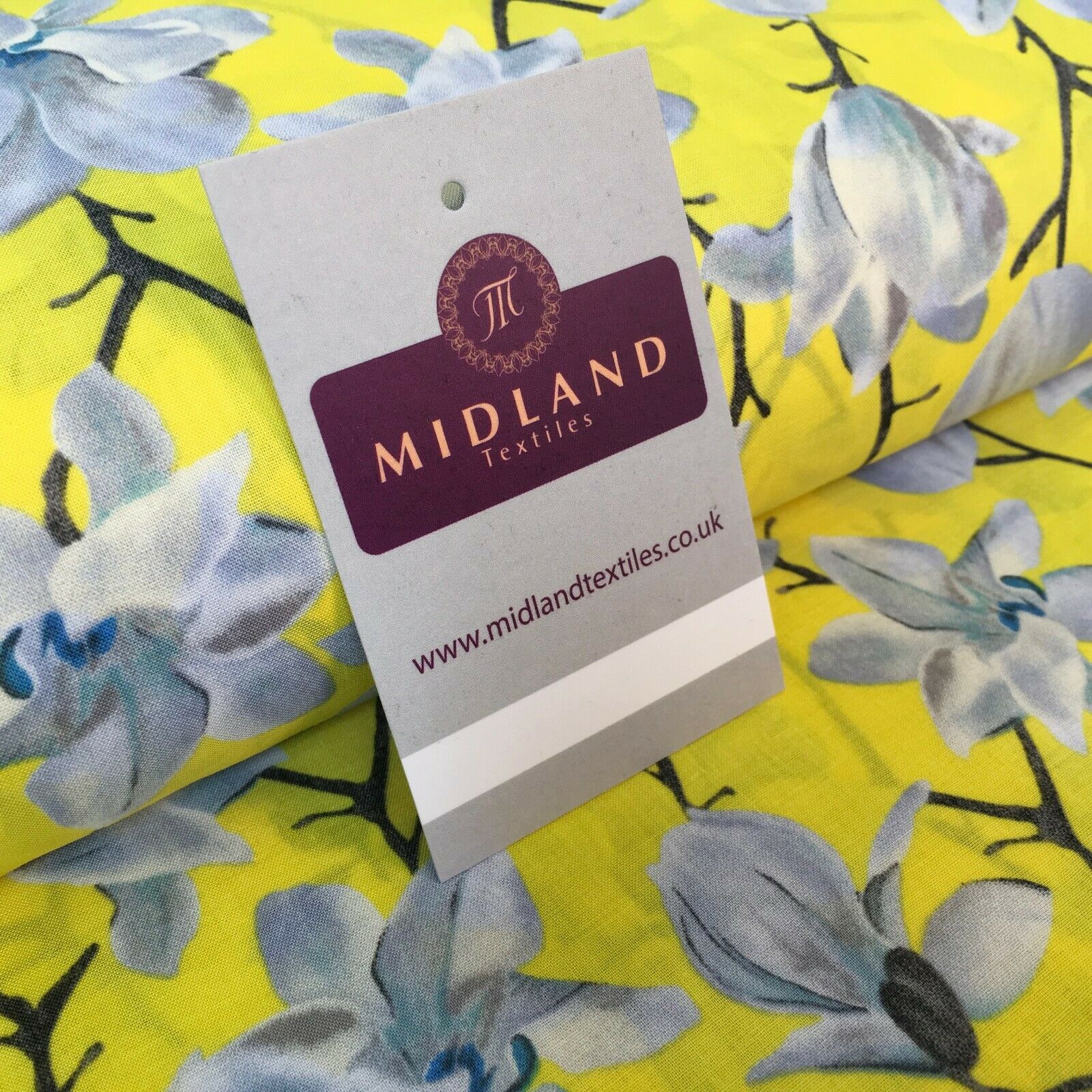 Floral Printed Cotton Lawn Dress Fabric 150cm MK1237 Mtex - Image 20