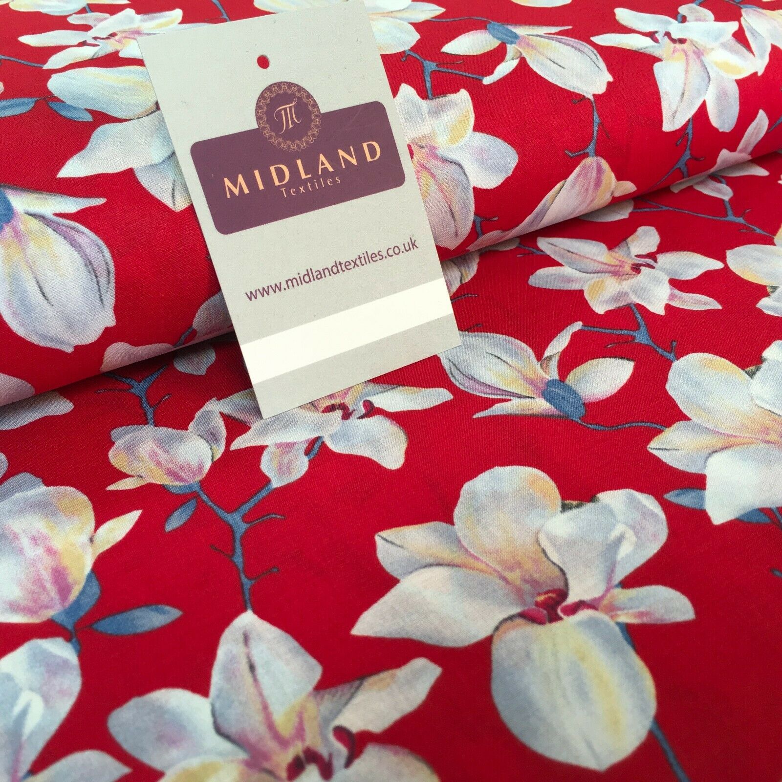 Floral Printed Cotton Lawn Dress Fabric 150cm MK1237 Mtex - Image 28