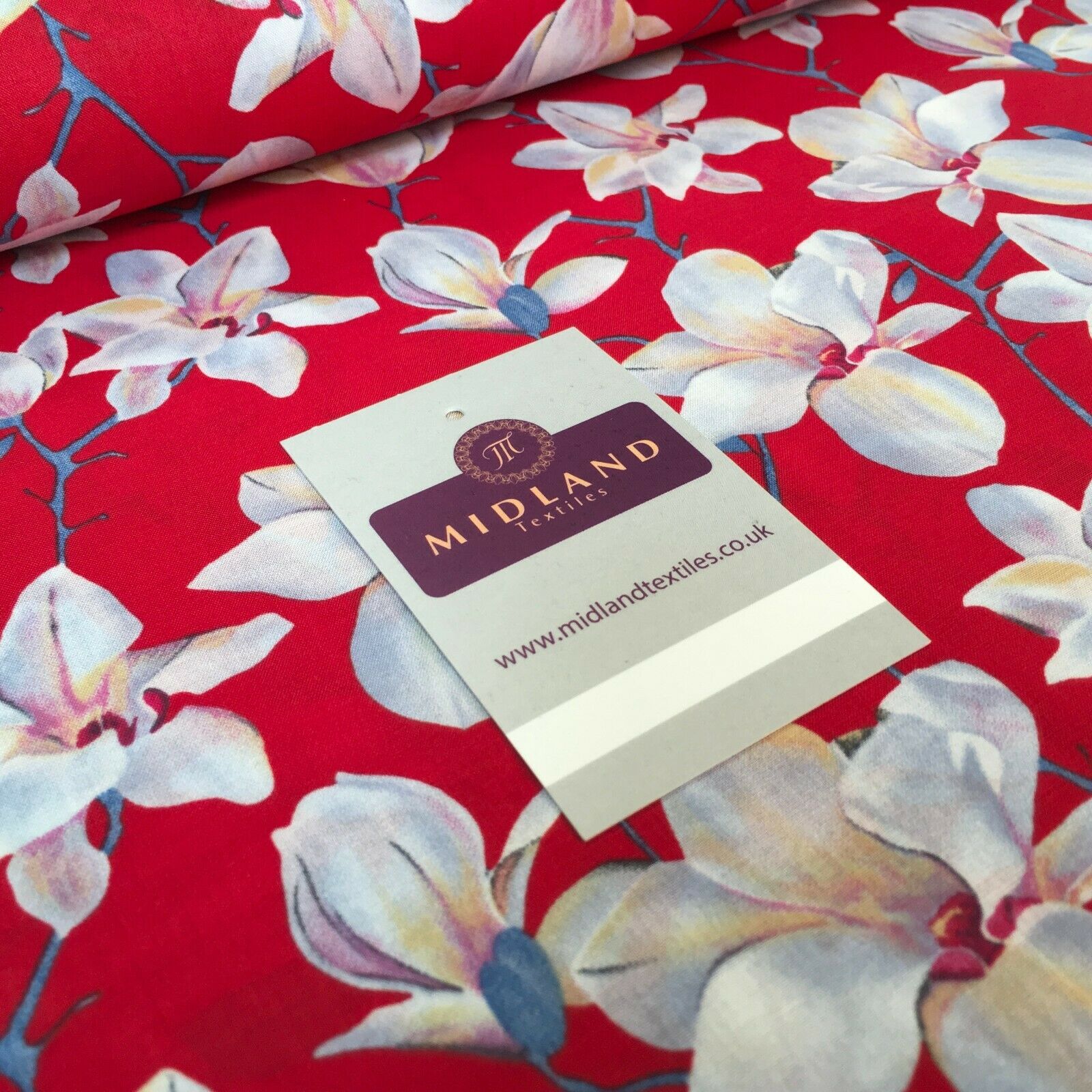 Floral Printed Cotton Lawn Dress Fabric 150cm MK1237 Mtex - Image 29