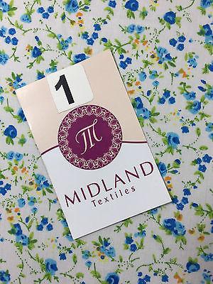 Floral Vintage poly cotton print dress craft fabric 44" Wide M352 Mtex - Image 5