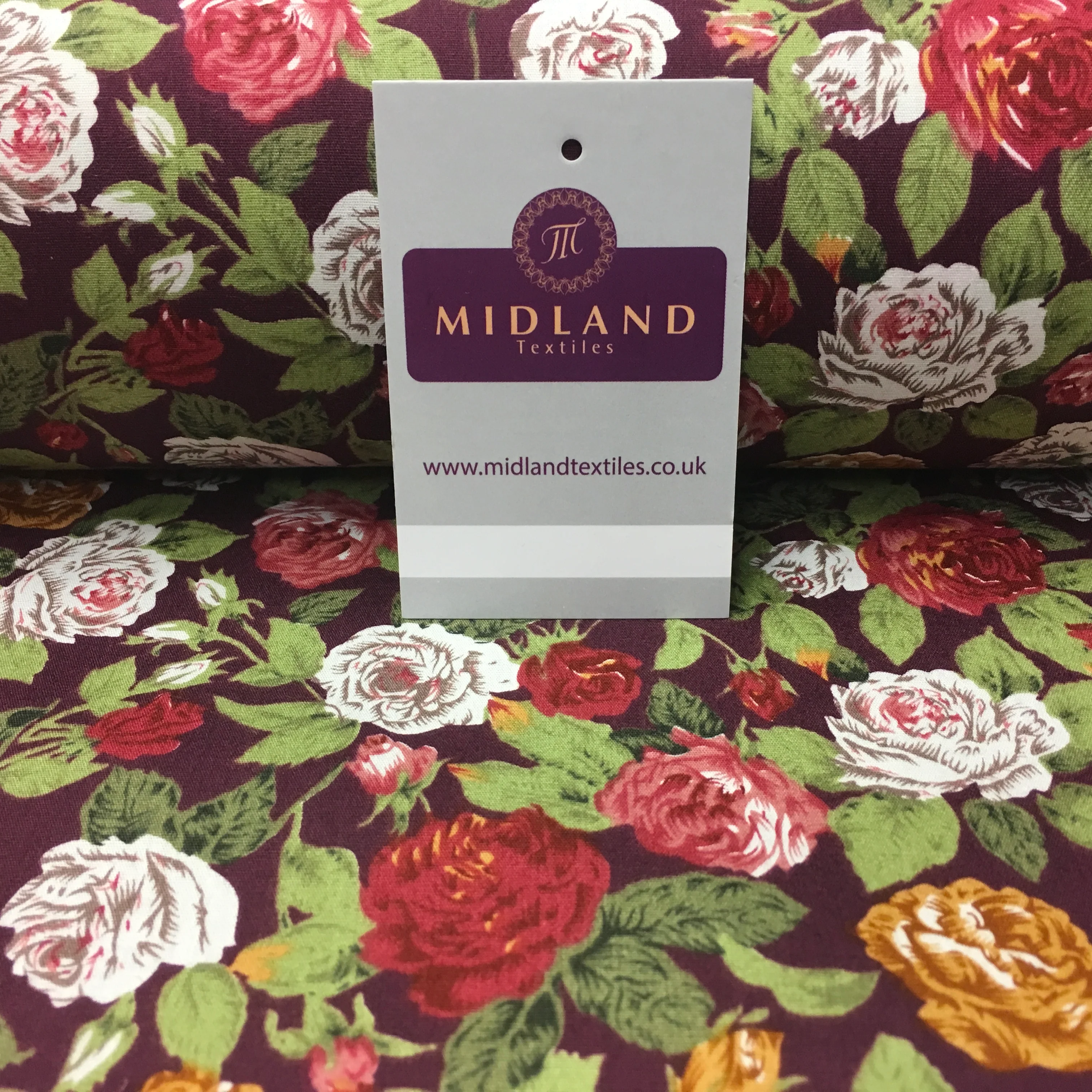 Floral Vintage Shabby Chic Printed 100% Cotton Fabric 58" Wide MA911 Mtex - Image 12