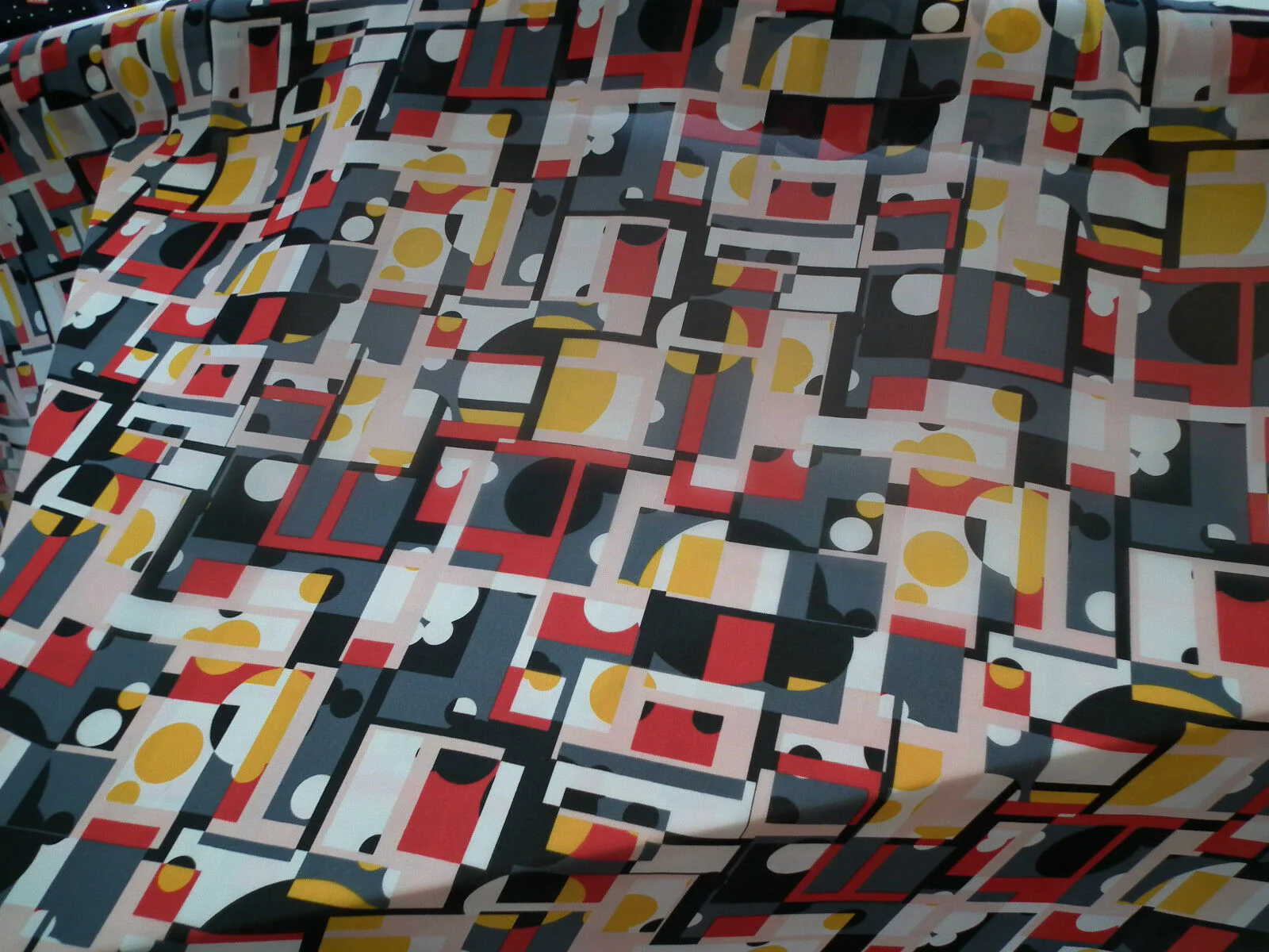 Geometric Print Georgette Fabric 58" wide per Metre M145-16 Dress Material Mtex - Image 14