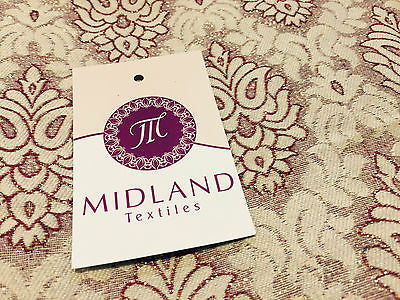 Indian Banarsi Floral Ornamental Motif Woven Brocade fabric 44" M242 Mtex - Image 17