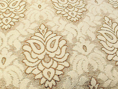 Indian Banarsi Floral Ornamental Motif Woven Brocade fabric 44" M242 Mtex - Image 22