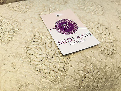 Indian Banarsi Floral Ornamental Motif Woven Brocade fabric 44" M242 Mtex - Image 27