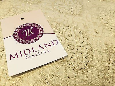 Indian Banarsi Floral Ornamental Motif Woven Brocade fabric 44" M242 Mtex - Image 29