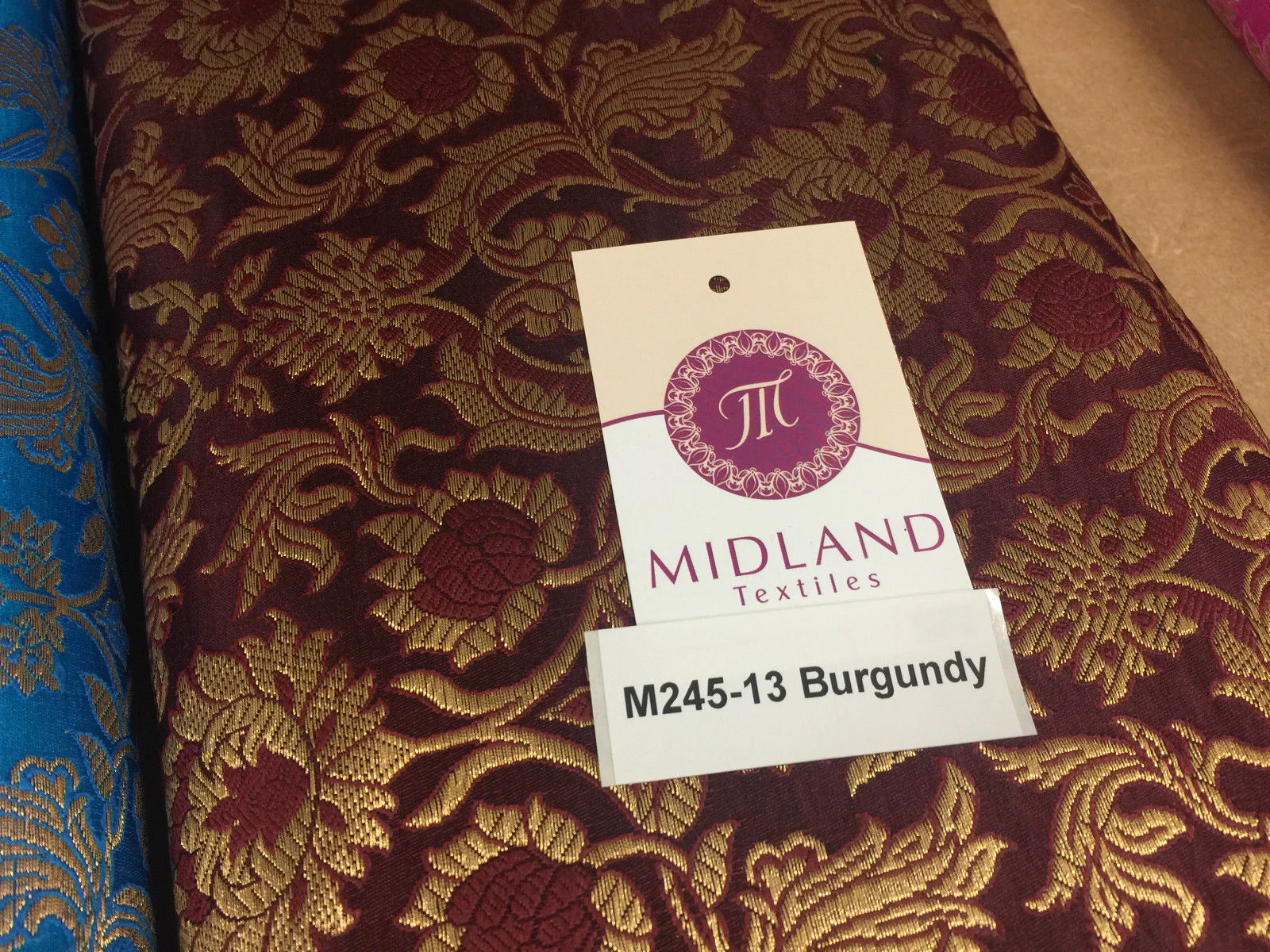 Indian Banarsi Gold Floral Faux Silk Brocade 43" Wide M245 Mtex - Image 40