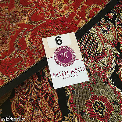 Indian Banarsi Gold Metallic Ornamental floral brocade fabric M373 Mtex 40" wide - Image 38