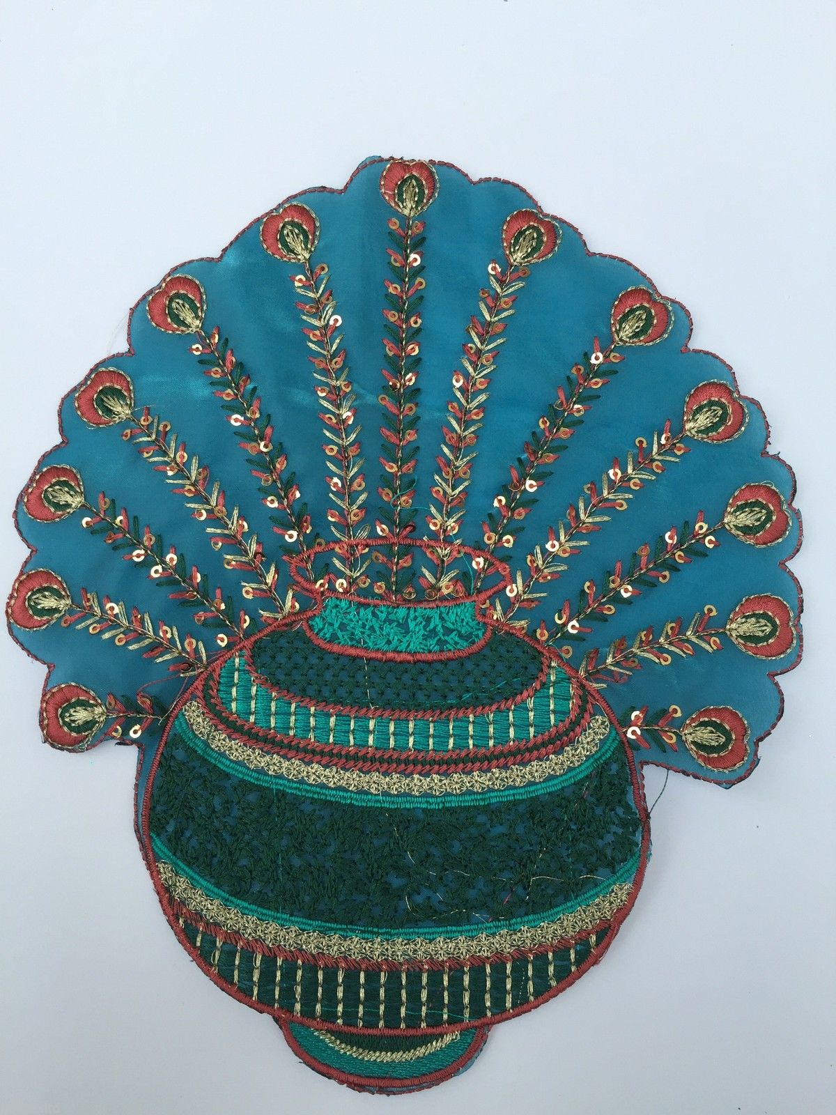 Indian Patch Floral Design Embroidered Quilting Dress Applique 1 Pc M355 - Image 16