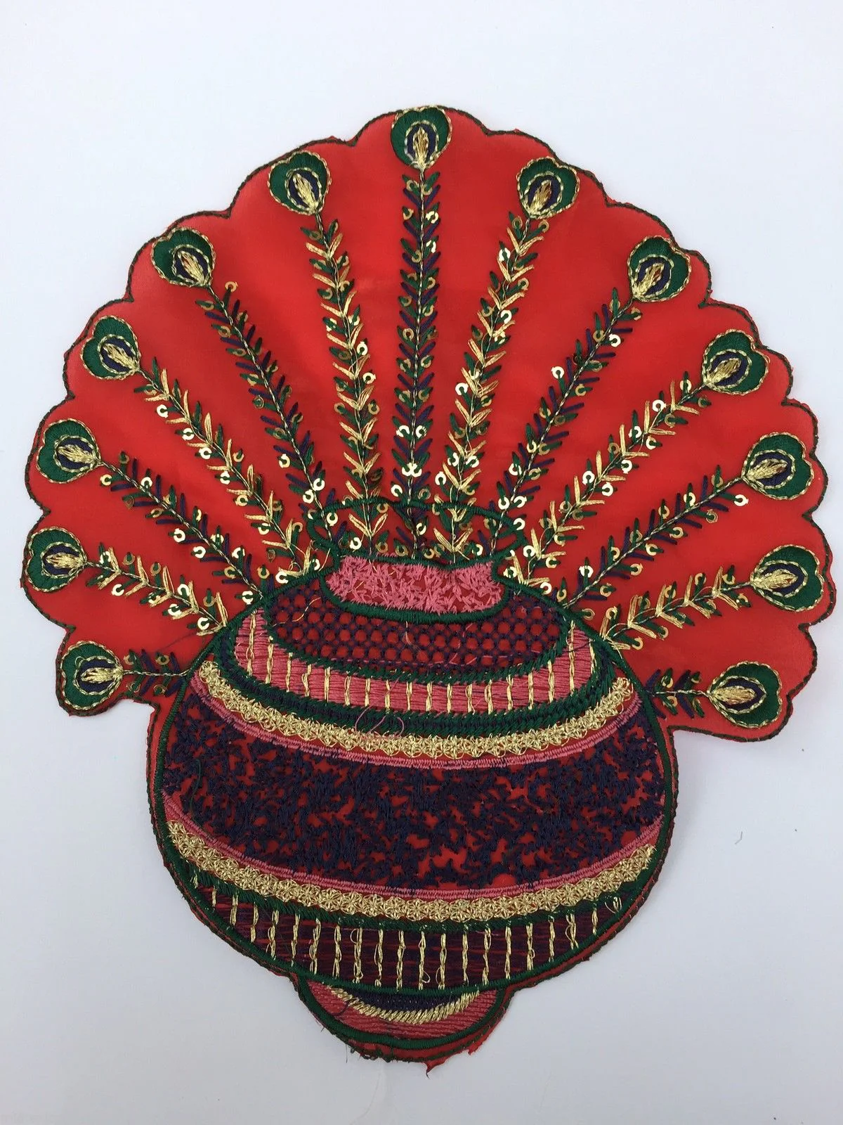 Indian Patch Floral Design Embroidered Quilting Dress Applique 1 Pc M355 - Image 17