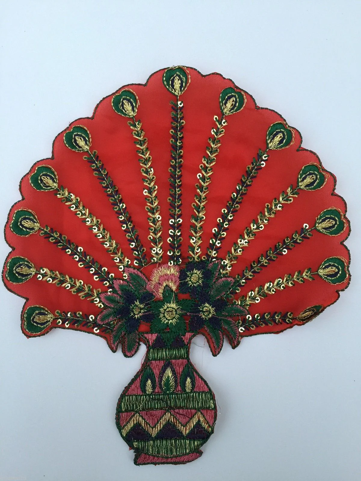 Indian Patch Floral Design Embroidered Quilting Dress Applique 1 Pc M355 - Image 24