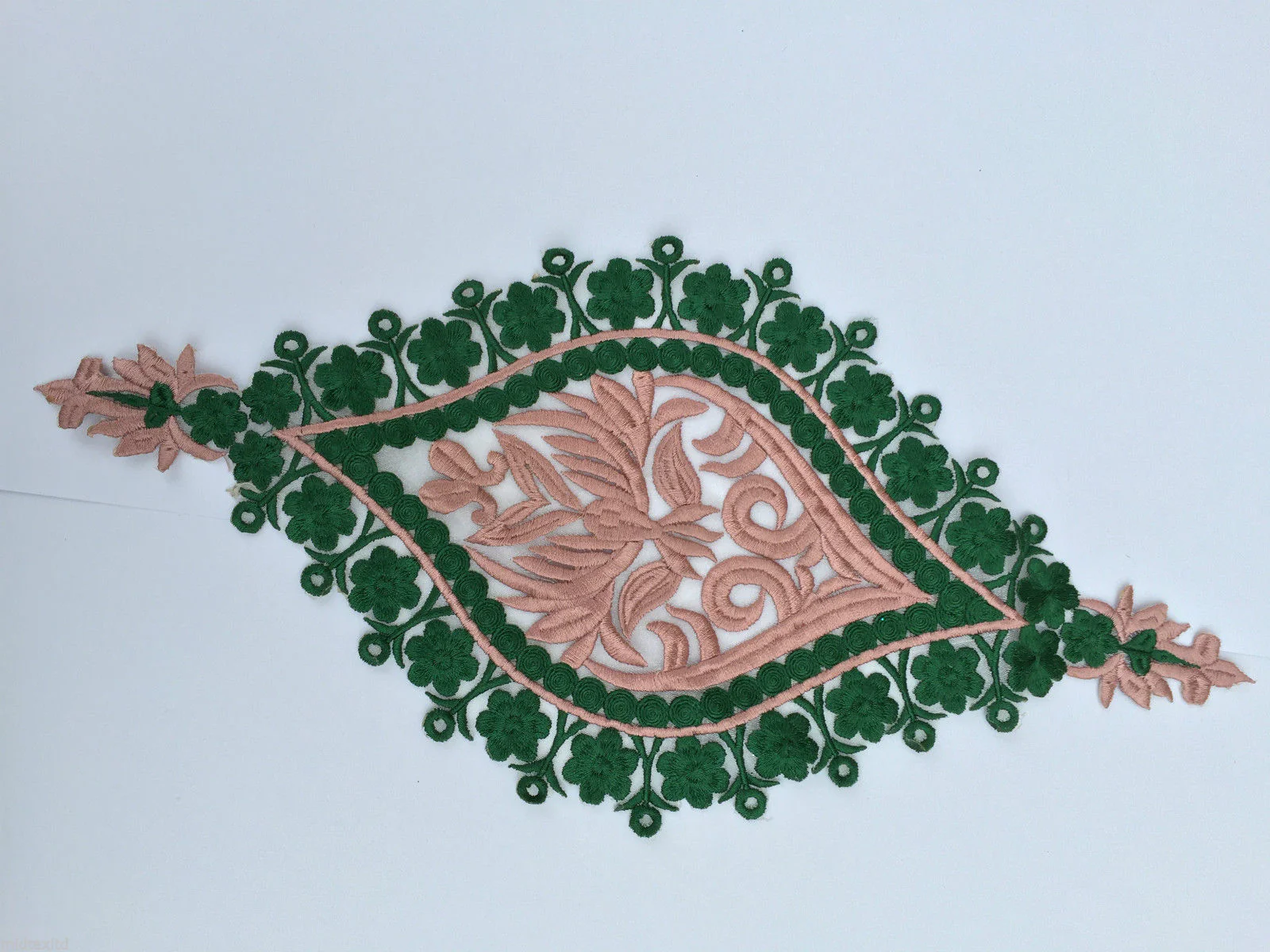 Indian Patch Floral Design Embroidered Quilting Dress Applique 1 Pc M355 - Image 6