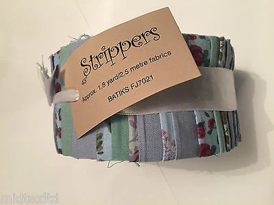 Jelly Rolls 40 strippers 100% cotton 2.5" Width by 42" length M550 Mtex - Image 26