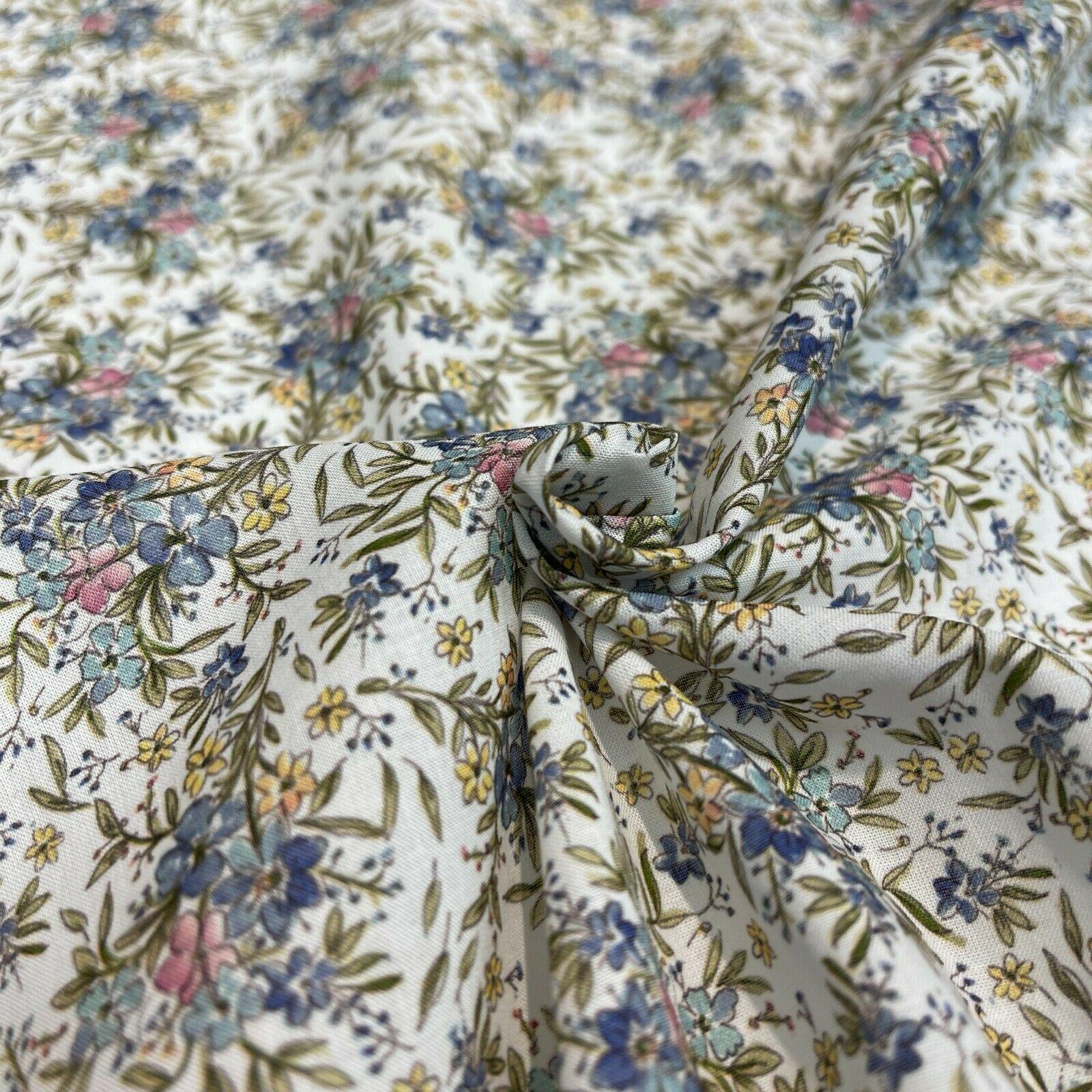 Korean Printed 100% Cotton Lawn Floral Abstract Dress Fabric M1576 Mtex - Image 22