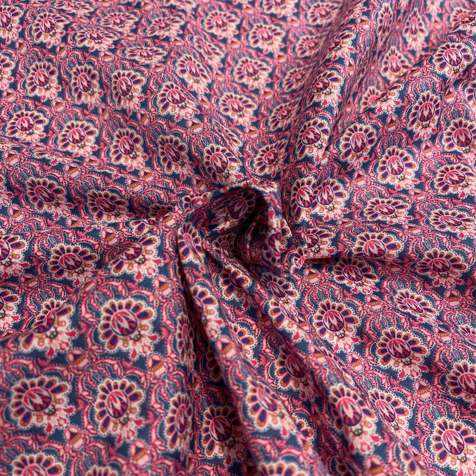 Korean Printed 100% Cotton Lawn Floral Abstract Dress Fabric M1576 Mtex - Image 51