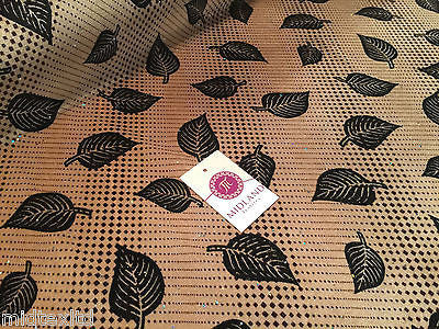 Leaf Print Spandex Velvet Sequinned - 2 way stretch Fabric-58" M16-16 Mtex - Image 15