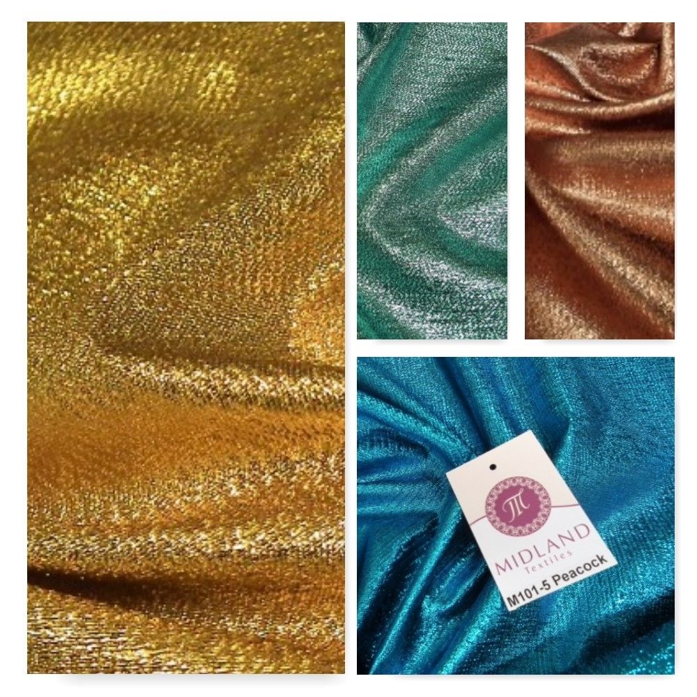 Metallic Shiny Tissue Lame Craft and Dress Fabric 55" wide M101 Mtex - Image 19