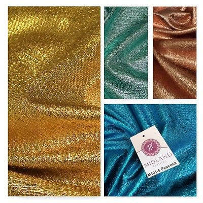Metallic Shiny Tissue Lame Craft and Dress Fabric 55" wide M101 Mtex - Image 20