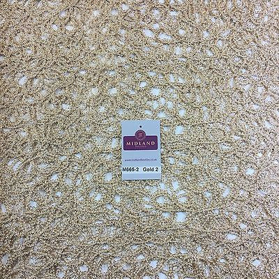 Metallic Wedding Net Mesh lace Dress fabric 50"  Wide M665 Mtex - Image 14
