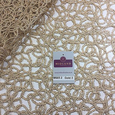 Metallic Wedding Net Mesh lace Dress fabric 50"  Wide M665 Mtex - Image 15